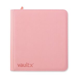 VaultX 12-Pocket Exo-Tec® Zip Binder Just Pink × 12
