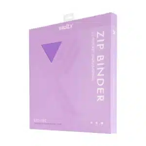 VaultX 12-Pocket Exo-Tec® Zip Binder Just Purple × 12