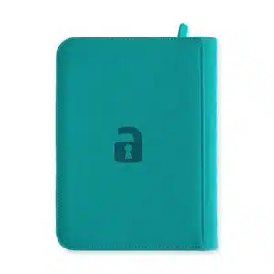 Vault X 4-Pocket Exo-Teal Zip Binder