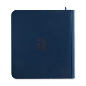 back Vault X 12-Pocket Exo-Tec® Zip Binder Royal Blue