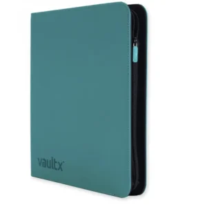 Alternative view of Vault X 12-Pocket Exo-Tec® Zip Binder Ocean Blue