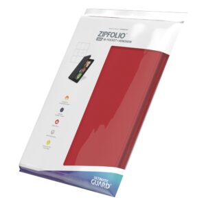 Ultimate Guard Zipfolio 360 18 Pocket Xenoskin Red