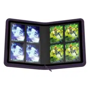 Alternative view of Ultimate Guard Zipfolio 160 8-Pocket Xenoskin Paars