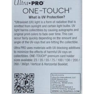 Alternative view of Ultra Pro One Touch Black Border 35pt kaarthouder | UV Protectie