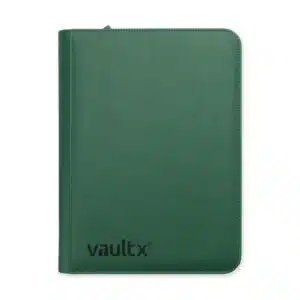Vault X Premium EXO-TEC Zip Binder 9 Pocket Metallic Green
