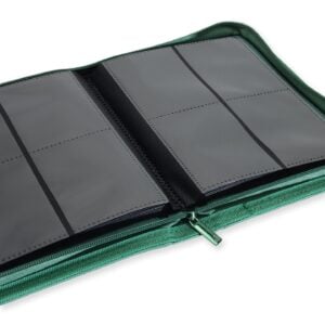 Alternative view of Vault X 4-Pocket Exo-Tec® Zip Binder Metallic Green