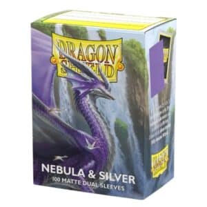 Dragon Shield Standaard Formaat Dual Matte sleeves Nebula & Silver (100)