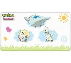 Alternative view of Pokemon Togepi Evolutions Stitched Playmat