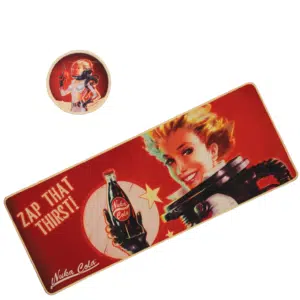 Alternative view of Fallout Nuka Cola Desk Pad & Coaster Set