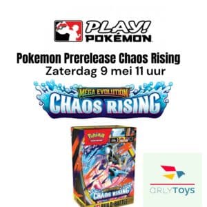 Deelname Pokemon Prerelease Chaos Rising 9 mei 11:00 uur