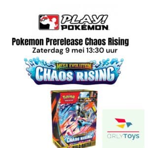 Deelname Pokemon Prerelease Chaos Rising 9 mei 13:30 uur