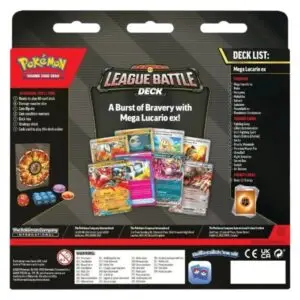 Alternative view of Pokémon TCG: Mega Lucario EX League Battle Deck