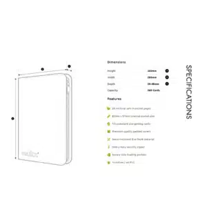 afmeting 9 pocket map vaultx