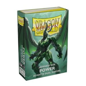 Dragon Shield Small Sleeves – Japanese Metallic Green / Power