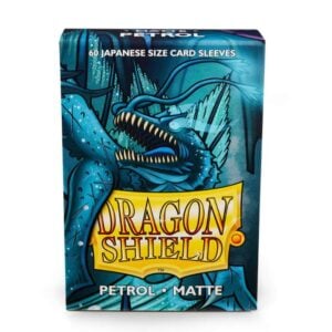 Hover to zoom | Click to enlarge Dragon Shield Japanese Matte Sleeves - Petrol (60 Sleeves)