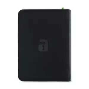 achterkant 9-Pocket Exo-Tec® Zip Binder Signature Black