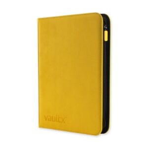 VaultX 9-Pocket Exo-Tec® Zip Binder yellow