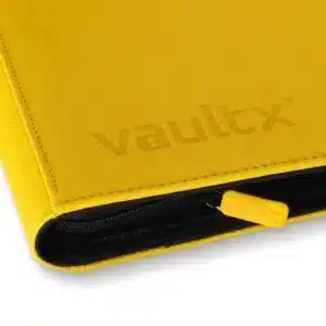 rits VaultX 9-Pocket Exo-Tec® Zip Binder Geel