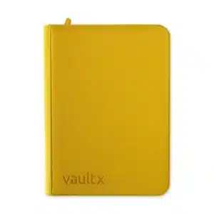 VaultX 9-Pocket Exo-Tec® Zip Binder Geel