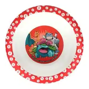 Deze vrolijke rode Pokémon kom is een echte must-have voor fans! Met verschillende Pokémon-figuren, waaronder Charizard, en een diameter van 15 cm, maakt deze kom elke maaltijd nog leuker!