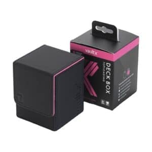 VaultX Exo-Tec Toploading Deck Box 80+ Black / Electric Pink