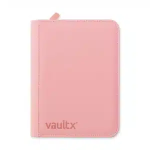 VaultX 4-Pocket Exo-Tec® Zip Binder Just Pink
