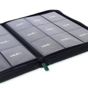 Alternative view of VaultX 9-Pocket Exo-Tec® Zip Binder Groen - Forest Green