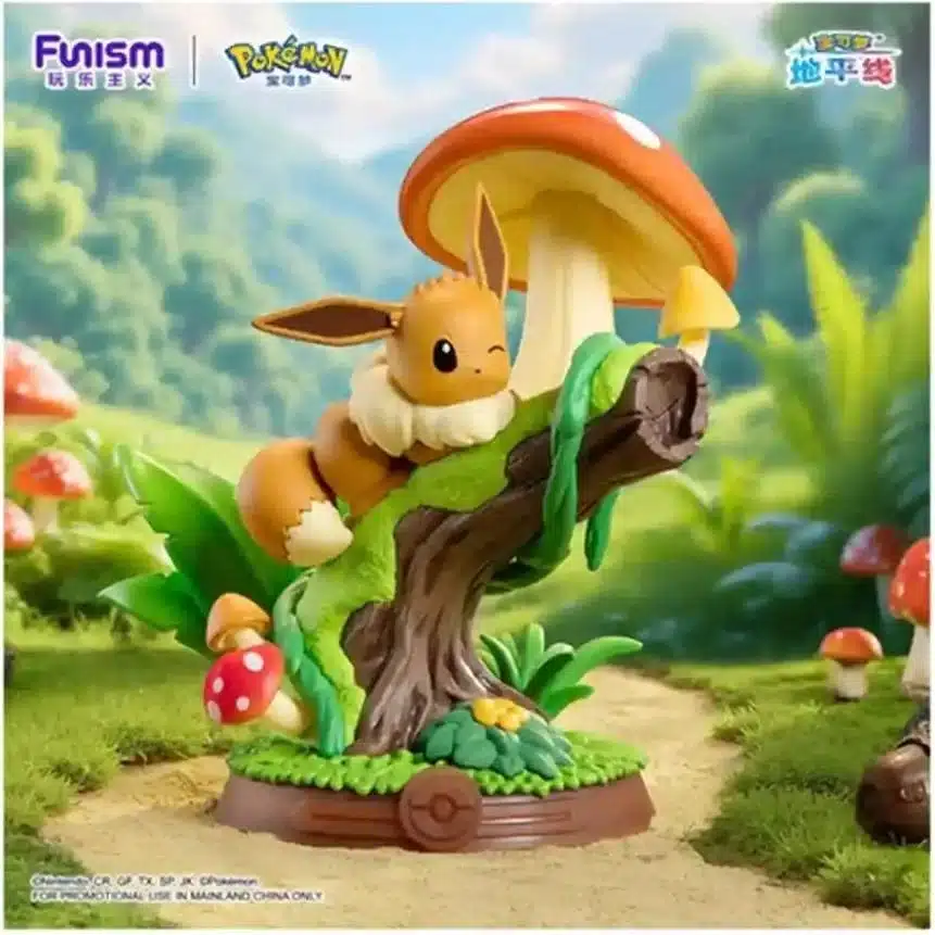 Funism Blind Box Eevee "Enjoy" Series Figures Vol. 3 - Afbeelding 2