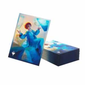 Alternative view of Magic: The Gathering TCG | Secrets of Strixhaven Premium Art Sleeves - Zimone, Infinite Analyst