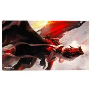 Alternative view of Magic: The Gathering Secrets of Strixhaven Shiny Playmat - Lorehold, the Historian