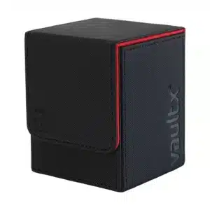 Alternative view of VaultX Exo-Tec Toploading Deck Box 80+ Black / Electric Red