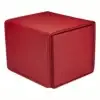 Ultra PRO Alcove Edge Deck Box (Rood), biedt ruimte aan en beschermt tot 100 kaarten van standaardformaat.