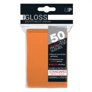 Ultra Pro PRO-Gloss Standard DECK PROTECTOR Sleeves Oranje