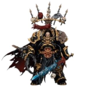 Warhammer 40,000 Action Figure Black Legion Abaddon the Despoiler withDrach'nyen and the Talo 16 cm