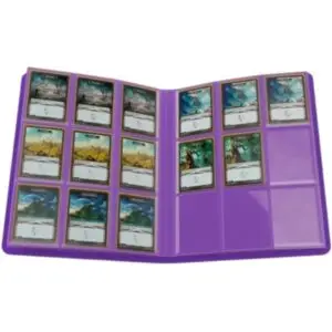Alternative view of Gamegenic Casual Album 18-Pocket Purple / Paars