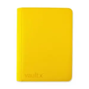 VaultX 16-Pocket Exo-Tec® Zip Binder Sunrise Yellow