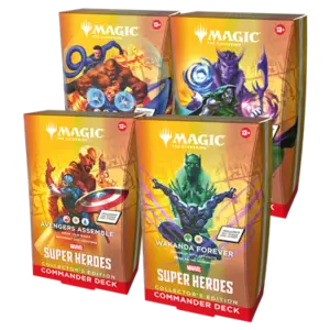 MTG Marvel Super Heroes Collector's Commander Deck  (set van 4)