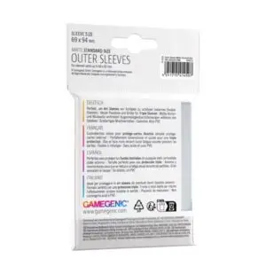 Alternative view of Gamegenic - Outer Sleeves Matte: Matte (50 stuks)