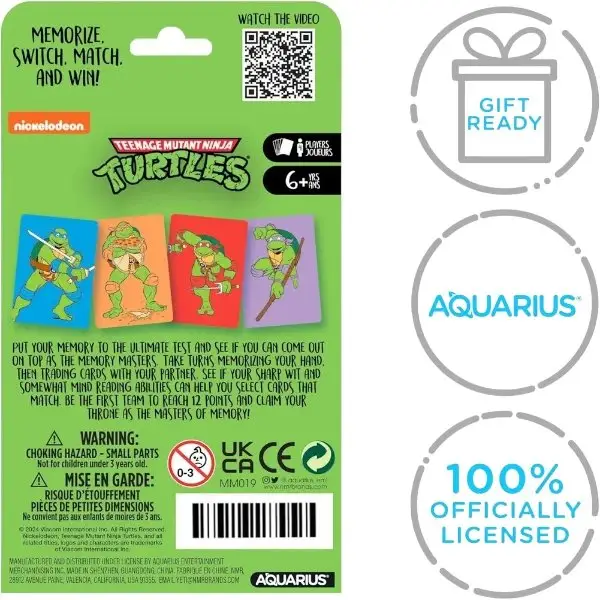 TMNT: Memory Master Card Game | Kaartspel - Afbeelding 3