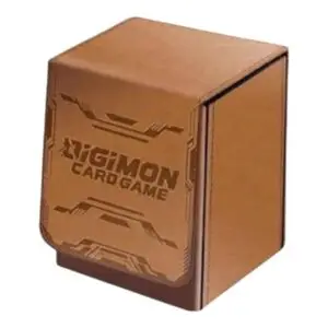 Digimon deckbox kunstleer bruin