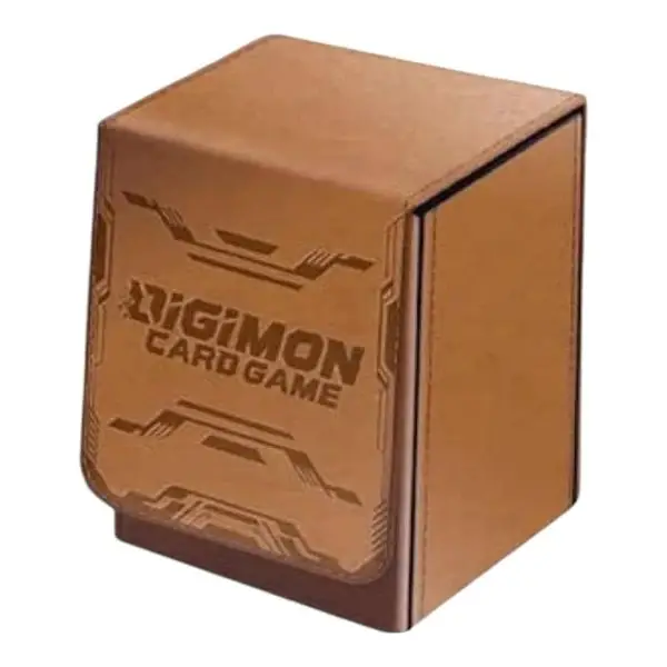 Digimon deckbox kunstleer bruin