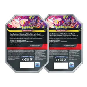 Alternative view of Pokemon TCG: Mega Moonlit Tin Gengar en Clefable (set van 2 tins)
