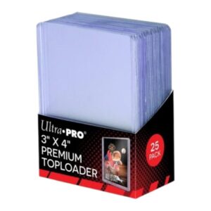 Ultra Pro Premium Toploader Clear Border 3"x 4" (25 stuks)