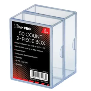 Ultra Pro - 2-delige Storage Box voor 50 kaarten - Clear (2 pack)