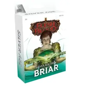 Silver Age is supported at all levels of play, from in-store Armory events all the way up to the Pro Tour! Each unit contains a competitively crafted 55 card Silver Age deck, hero, basic cards, and 1 Compendium of Rathe booster pack.
