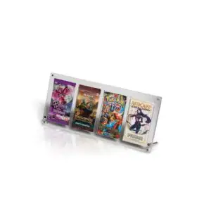 The Acrylic Box - Booster Pack Display – 4 Slot
