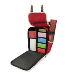 ENHANCE Designer Edition Small MTG Backpack with Customizable Interior (Red)