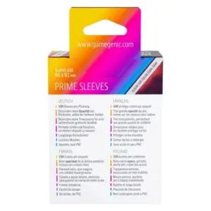 Gamegenic Standard Size Prime Sleeves Rood (100) - Afbeelding 5