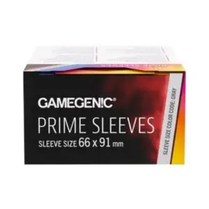 Gamegenic Standard Size Prime Sleeves Rood (100) - Afbeelding 3