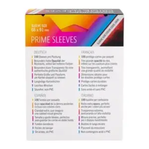 Alternative view of Gamegenic Standard Size Prime Sleeves Rood (100)